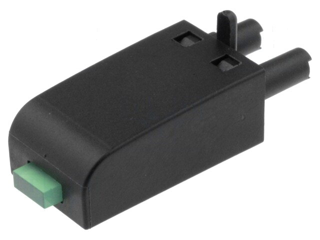 Beveiligingsmodule; socket; Signalering: LED; Kleur: groen Beveiligingsmodule; socket; Signalering: LED; Kleur: groen